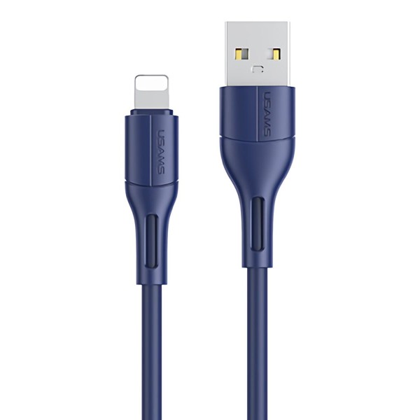 USAMS καλώδιο USB σε Lightning U68, 2A, 1m, μπλε