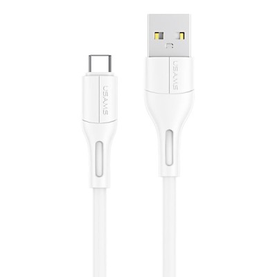 USAMS καλώδιο USB-C σε USB US-SJ501, 2A, 1m, λευκό USAMS καλώδιο USB-C σε USB US-SJ501, 2A, 1m, λευκό