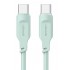 USAMS καλώδιο USB-C σε USB-C US-SJ567, 100W PD, 1.2m, πράσινο