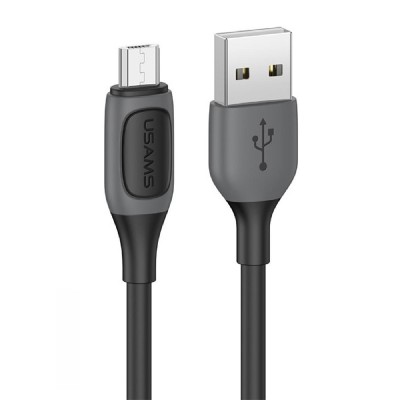 USAMS καλώδιο Micro USB σε USB US-SJ597, 2A, 1m, μαύρο USAMS καλώδιο Micro USB σε USB US-SJ597, 2A, 1m, μαύρο