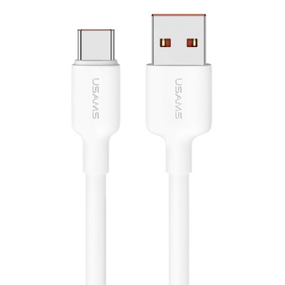 USAMS καλώδιο USB-C σε USB US-SJ601, 3A, 1m, λευκό USAMS καλώδιο USB-C σε USB US-SJ601, 3A, 1m, λευκό