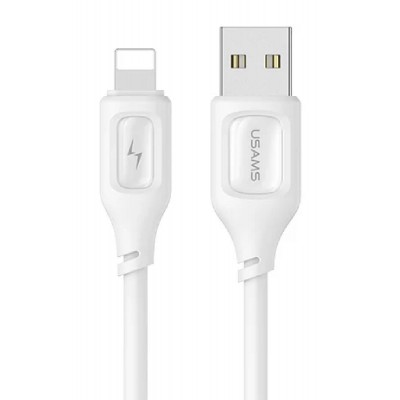 USAMS καλώδιο Lightning σε USB US-SJ618, 12W, 1m, λευκό USAMS καλώδιο Lightning σε USB US-SJ618, 12W, 1m, λευκό