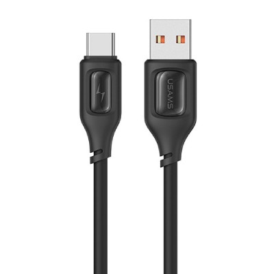 USAMS καλώδιο USB-C σε USB US-SJ619, 3A, 1m, μαύρο USAMS καλώδιο USB-C σε USB US-SJ619, 3A, 1m, μαύρο
