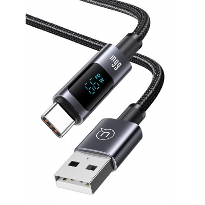 USAMS καλώδιο USB-C σε USB US-SJ673, 66W, 480Mbps, 1.2m, μαύρο USAMS καλώδιο USB-C σε USB US-SJ673, 66W, 480Mbps, 1.2m, μαύρο