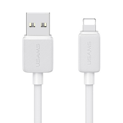USAMS καλώδιο Lightning σε USB US-SJ689, 12W, 480Mbps, 1m, λευκό USAMS καλώδιο Lightning σε USB US-SJ689, 12W, 480Mbps, 1m, λευκό
