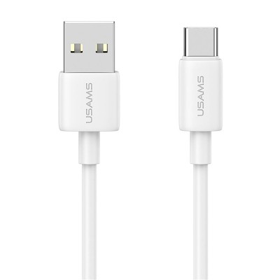 USAMS καλώδιο USB-C σε USB US-SJ708, 18W, 480Mbps, 1m, λευκό USAMS καλώδιο USB-C σε USB US-SJ708, 18W, 480Mbps, 1m, λευκό
