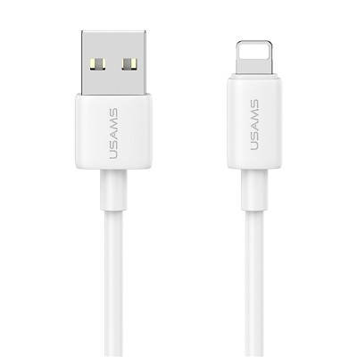 USAMS καλώδιο Lightning σε USB US-SJ709, 12W, 480Mbps, 1m, λευκό USAMS καλώδιο Lightning σε USB US-SJ709, 12W, 480Mbps, 1m, λευκό