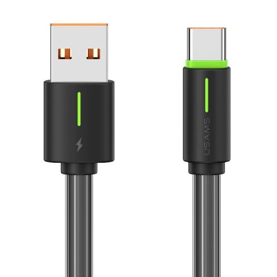 USAMS καλώδιο USB-C σε USB US-SJ732, 18W, 480Mbps, 1m, μαύρο USAMS καλώδιο USB-C σε USB US-SJ732, 18W, 480Mbps, 1m, μαύρο