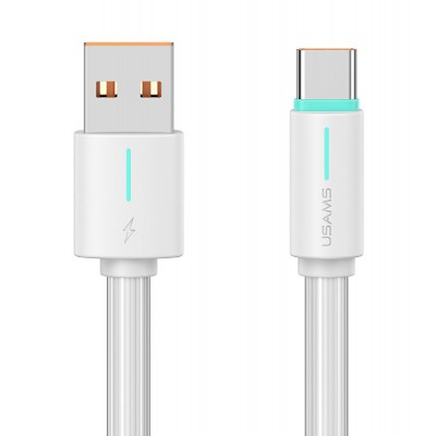 USAMS καλώδιο USB-C σε USB US-SJ732, 18W, 480Mbps, 1m, λευκό USAMS καλώδιο USB-C σε USB US-SJ732, 18W, 480Mbps, 1m, λευκό