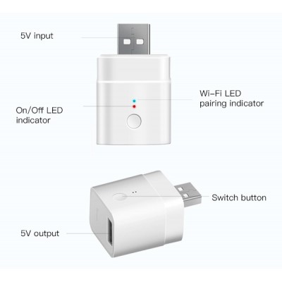 SONOFF Smart USB adapter Micro, 5V, Wireless SONOFF Smart USB adapter Micro, 5V, Wireless