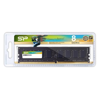 SILICON POWER μνήμη DDR4 UDIMM SP008GBLFU266X02, 8GB, 2666MHz, CL19 SILICON POWER μνήμη DDR4 UDIMM SP008GBLFU266X02, 8GB, 2666MHz, CL19