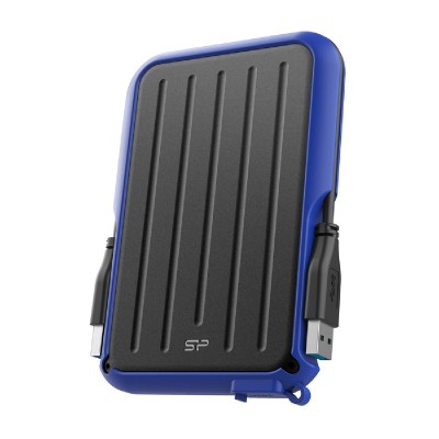 SILICON POWER εξωτερικός HDD Armor A66, 1TB, USB 3.2, μπλε SILICON POWER εξωτερικός HDD Armor A66, 1TB, USB 3.2, μπλε