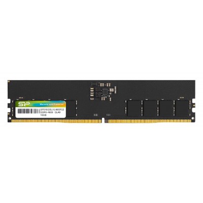 SILICON POWER μνήμη DDR5 UDIMM SP016GBLVU480F02, 16GB, 4800MHz, CL40 SILICON POWER μνήμη DDR5 UDIMM SP016GBLVU480F02, 16GB, 4800MHz, CL40