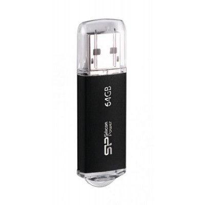 SILICON POWER USB Flash Drive Ultima II-I, 64GB, USB 2.0, μαύρο SILICON POWER USB Flash Drive Ultima II-I, 64GB, USB 2.0, μαύρο