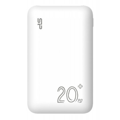 SILICON POWER power bank QS58, 1x USB-C & 2x USB, 20000mAh, 20W, λευκό SILICON POWER power bank QS58, 1x USB-C & 2x USB, 20000mAh, 20W, λευκό