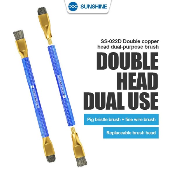 SUNSHINE εργαλείο καθαρισμού SS-022D για επισκευές κινητών, 2x βούρτσες SUNSHINE εργαλείο καθαρισμού SS-022D για επισκευές κινητών, 2x βούρτσες