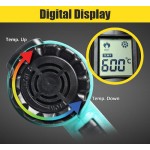 PROSKIT πιστόλι θερμού αέρα SS-626B με οθόνη, 1800W, 50~600 °C PROSKIT πιστόλι θερμού αέρα SS-626B με οθόνη, 1800W, 50~600 °C