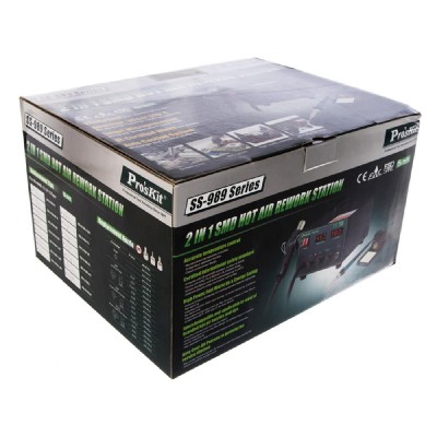 PROSKIT σταθμός συγκόλλησης SS-989B, κολλητήρι/air gun, 700W, 200-480 °C PROSKIT σταθμός συγκόλλησης SS-989B, κολλητήρι/air gun, 700W, 200-480 °C
