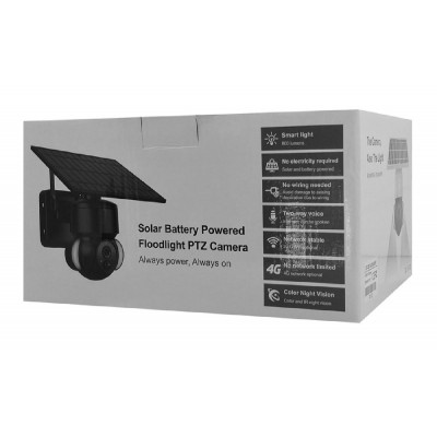 SECTEC smart ηλιακή κάμερα ST-S518M-3M με προβολείς, 3MP, Wi-Fi, PTZ SECTEC smart ηλιακή κάμερα ST-S518M-3M με προβολείς, 3MP, Wi-Fi, PTZ