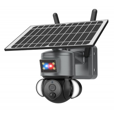 SECTEC smart ηλιακή κάμερα ST-S528M-4G-3MASR με προβολείς, 3MP, 4G, PTZ SECTEC smart ηλιακή κάμερα ST-S528M-4G-3MASR με προβολείς, 3MP, 4G, PTZ