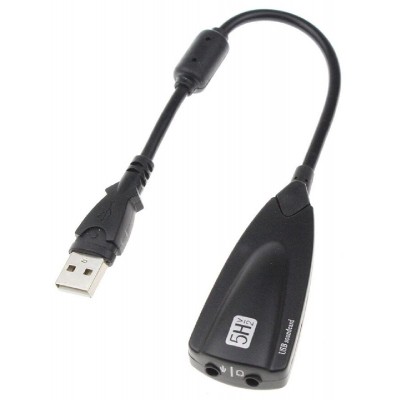 POWERTECH USB κάρτα ήχου ST16, USB2.0, 7.1, 2x 3.5mm, μαύρη POWERTECH USB κάρτα ήχου ST16, USB2.0, 7.1, 2x 3.5mm, μαύρη