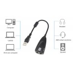 POWERTECH USB κάρτα ήχου ST16, USB2.0, 7.1, 2x 3.5mm, μαύρη POWERTECH USB κάρτα ήχου ST16, USB2.0, 7.1, 2x 3.5mm, μαύρη