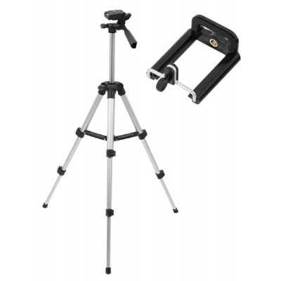 Τρίποδο φωτογράφισης ST5B, πτυσσόμενο, 33-106cm, μαύρο/ασημί Τρίποδο φωτογράφισης ST5B, πτυσσόμενο, 33-106cm, μαύρο/ασημί