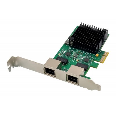 POWERTECH κάρτα επέκτασης PCIe σε 2x RJ45 2.5G ST7275, RTL8125B POWERTECH κάρτα επέκτασης PCIe σε 2x RJ45 2.5G ST7275, RTL8125B