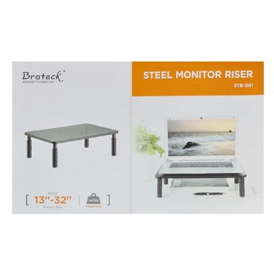 BRATECK επιτραπέζια βάση STB-081 για οθόνη 13"-32" & laptop, έως 20kg BRATECK επιτραπέζια βάση STB-081 για οθόνη 13"-32" & laptop, έως 20kg
