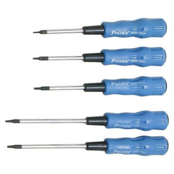 PROSKIT σετ κατσαβιδιών Torx SW-2125H, 5τμχ PROSKIT σετ κατσαβιδιών Torx SW-2125H, 5τμχ