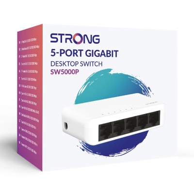 STRONG switch SW5000P, 5x Gigabit θύρες, 1000Mbps STRONG switch SW5000P, 5x Gigabit θύρες, 1000Mbps