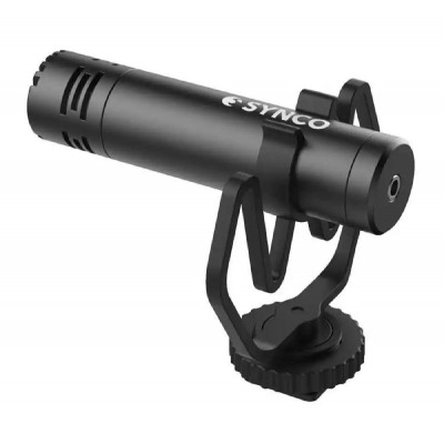 SYNCO μικρόφωνο για κάμερα SY-M1-BK, δυναμικό, 3.5mm, shock mount, μαύρο SYNCO μικρόφωνο για κάμερα SY-M1-BK, δυναμικό, 3.5mm, shock mount, μαύρο