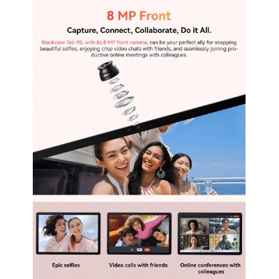 BLACKVIEW tablet Tab 90, 10.92", 4G, 8/128GB, Android 14, 8200mAh, γκρι BLACKVIEW tablet Tab 90, 10.92", 4G, 8/128GB, Android 14, 8200mAh, γκρι