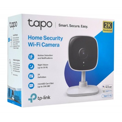 TP-LINK smart κάμερα Tapo C110, 2K, motion detection, Wi-Fi, Ver. 2.0 TP-LINK smart κάμερα Tapo C110, 2K, motion detection, Wi-Fi, Ver. 2.0