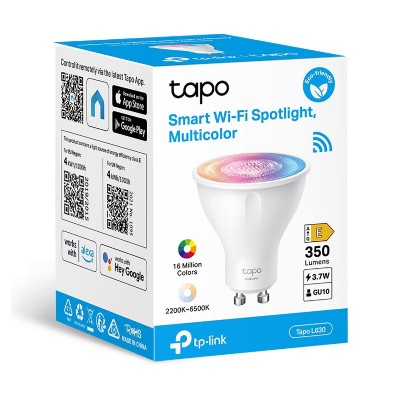 TP-LINK LED smart λάμπα spot Tapo L630, WiFi, 3.7W, RGB, GU10, Ver 1.0 TP-LINK LED smart λάμπα spot Tapo L630, WiFi, 3.7W, RGB, GU10, Ver 1.0