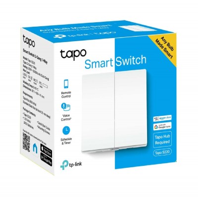 TP-LINK smart διακόπτης Tapo S220 με μπαταρία, διπλός, 868MHz, Ver 1.0 TP-LINK smart διακόπτης Tapo S220 με μπαταρία, διπλός, 868MHz, Ver 1.0