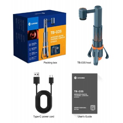 SUNSHINE κάμερα θερμικής απεικόνισης TB-03S, -20 έως 550 °C SUNSHINE κάμερα θερμικής απεικόνισης TB-03S, -20 έως 550 °C