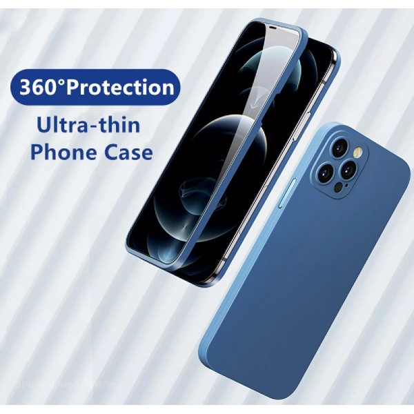 POWERTECH θήκη & tempered glass 2.5D TGC-0006, iPhone 12 Pro Max, μπλε POWERTECH θήκη & tempered glass 2.5D TGC-0006, iPhone 12 Pro Max, μπλε