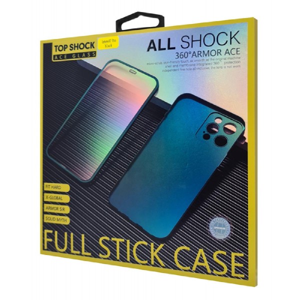 POWERTECH θήκη & tempered glass 2.5D TGC-0006, iPhone 12 Pro Max, μπλε POWERTECH θήκη & tempered glass 2.5D TGC-0006, iPhone 12 Pro Max, μπλε