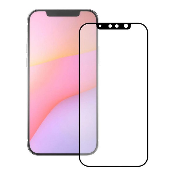 POWERTECH tempered glass 5D TGC-0517, iPhone 13/13 Pro, full glue, μαύρο POWERTECH tempered glass 5D TGC-0517, iPhone 13/13 Pro, full glue, μαύρο