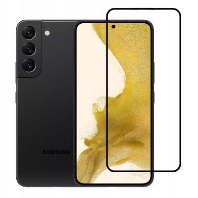 POWERTECH tempered glass 3D TGC-0550, full glue, Samsung S22 5G, μαύρο POWERTECH tempered glass 3D TGC-0550, full glue, Samsung S22 5G, μαύρο