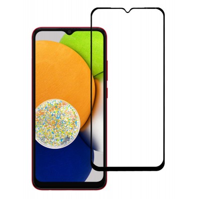 POWERTECH tempered glass 5D TGC-0574, Samsung A03, full glue, μαύρο POWERTECH tempered glass 5D TGC-0574, Samsung A03, full glue, μαύρο