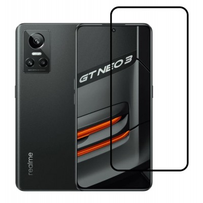 POWERTECH tempered glass 5D TGC-0577, Realme GT Neo 3, full glue, μαύρο POWERTECH tempered glass 5D TGC-0577, Realme GT Neo 3, full glue, μαύρο