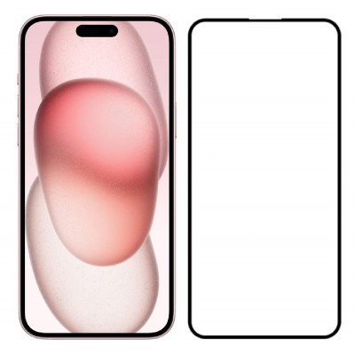 POWERTECH tempered glass 5D TGC-0657 για iPhone 15, full glue POWERTECH tempered glass 5D TGC-0657 για iPhone 15, full glue