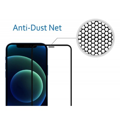 POWERTECH tempered glass 5D TGCDP-0003 iPhone 12 Mini, dustproof POWERTECH tempered glass 5D TGCDP-0003 iPhone 12 Mini, dustproof