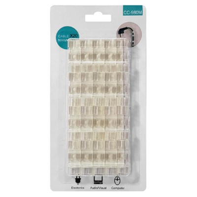 POWERTECH οργανωτής καλωδίων TIES-031, 3.3x1x1cm, διαφανές, 20τμχ POWERTECH οργανωτής καλωδίων TIES-031, 3.3x1x1cm, διαφανές, 20τμχ