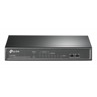 TP-LINK desktop switch TL-SF1008LP, 8-Port 10/100Mbps, 4x PoE, Ver. 2.0 TP-LINK desktop switch TL-SF1008LP, 8-Port 10/100Mbps, 4x PoE, Ver. 2.0