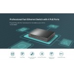 TP-LINK desktop switch TL-SF1008LP, 8-Port 10/100Mbps, 4x PoE, Ver. 2.0 TP-LINK desktop switch TL-SF1008LP, 8-Port 10/100Mbps, 4x PoE, Ver. 2.0