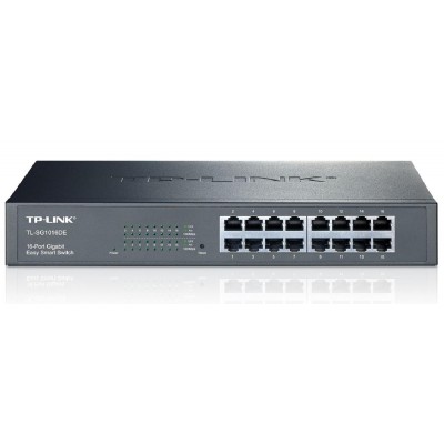 TP-LINK Easy Smart Switch TL-SG1016DE, 16-port, Ver. 3.1 TP-LINK Easy Smart Switch TL-SG1016DE, 16-port, Ver. 3.1