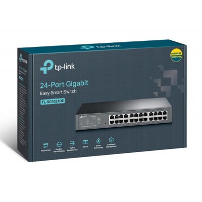 TP-LINK Easy Smart Switch TL-SG1024DE, 24-port 10/100/1000Mbps, Ver 4.20 TP-LINK Easy Smart Switch TL-SG1024DE, 24-port 10/100/1000Mbps, Ver 4.20
